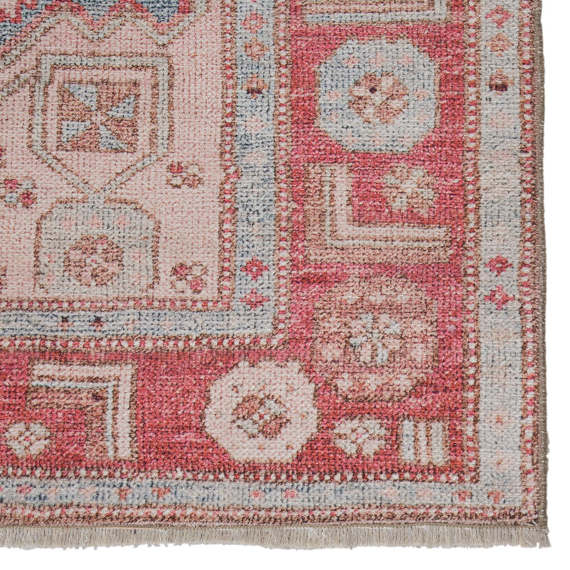 Fiddler Medallion Pink/ Blue Rug