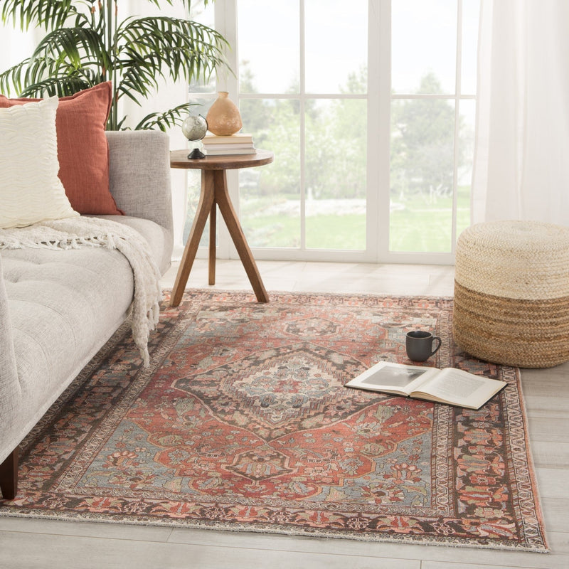 Boheme Wesleyan Rust & Gray Rug