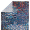 Izar Trellis Rug in Blue & Red by Jaipur Living