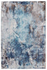 Comet Abstract Rug in Blue & Brown by Jaipur Living