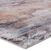 Comet Abstract Rug in Brown & Blue by Jaipur Living