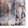 Comet Abstract Rug in Brown & Blue by Jaipur Living