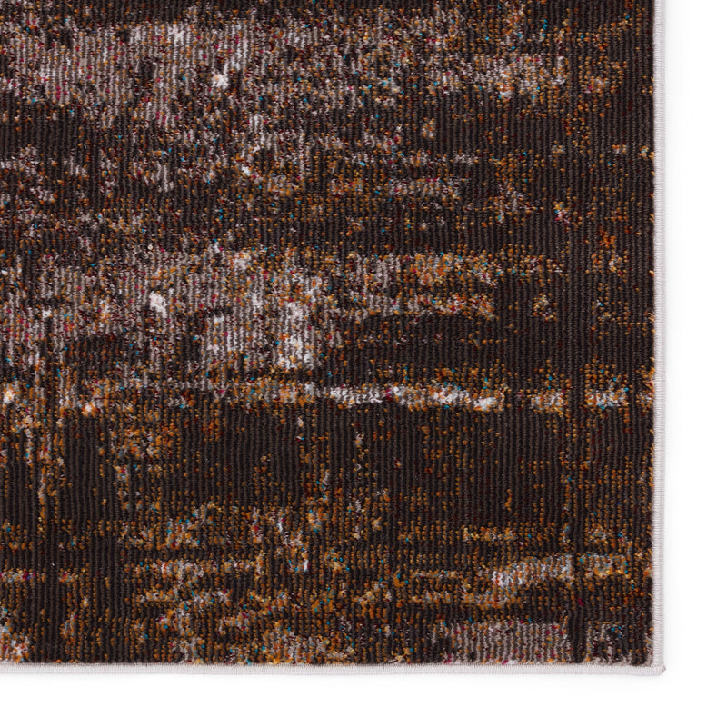 Donati Abstract Rug in Brown & Tan by Jaipur Living