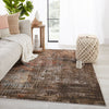 Donati Abstract Rug in Brown & Tan by Jaipur Living