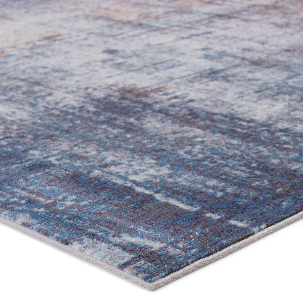 Donati Abstract Rug in Blue & Orange by Jaipur Living