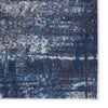 Donati Abstract Rug in Blue & Orange by Jaipur Living