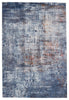 Donati Abstract Rug in Blue & Orange by Jaipur Living