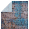 Hoku Abstract Rug in Blue & Brown by Jaipur Living