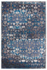 Izar Trellis Rug in Blue & White by Jaipur Living