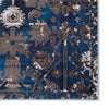 Izar Trellis Rug in Blue & White by Jaipur Living