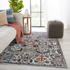 Sabik Trellis Rug in Multicolor & Gray by Jaipur Living