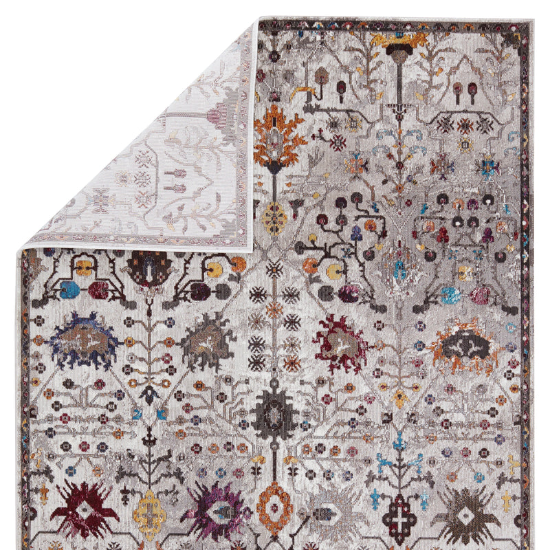 Zaniah Trellis Rug in White & Multicolor by Jaipur Living