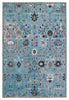 Zaniah Trellis Rug in Light Blue & Gray by Jaipur Living