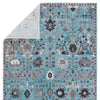 Zaniah Trellis Rug in Light Blue & Gray by Jaipur Living