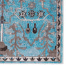 Zaniah Trellis Rug in Light Blue & Gray by Jaipur Living