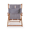 Laurens Navy Stripe Tommy Chair