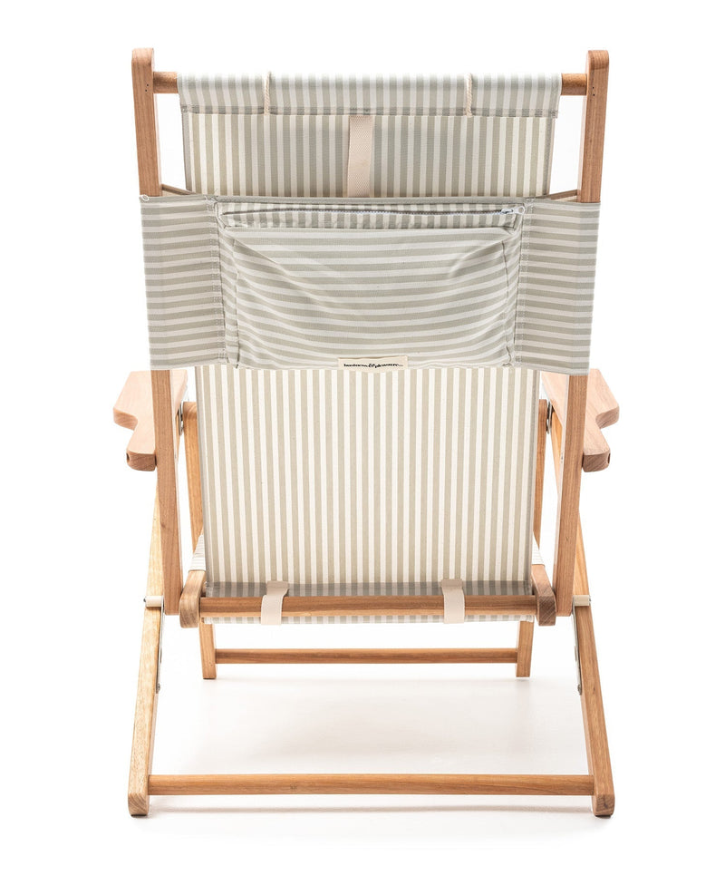 Laurens Sage Stripe Tommy Chair