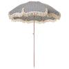 Laurens Navy Stripe Premium Beach Umbrella