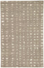 Oliva Handmade Geometric Gray & Cream Area Rug design by Jaipur Living