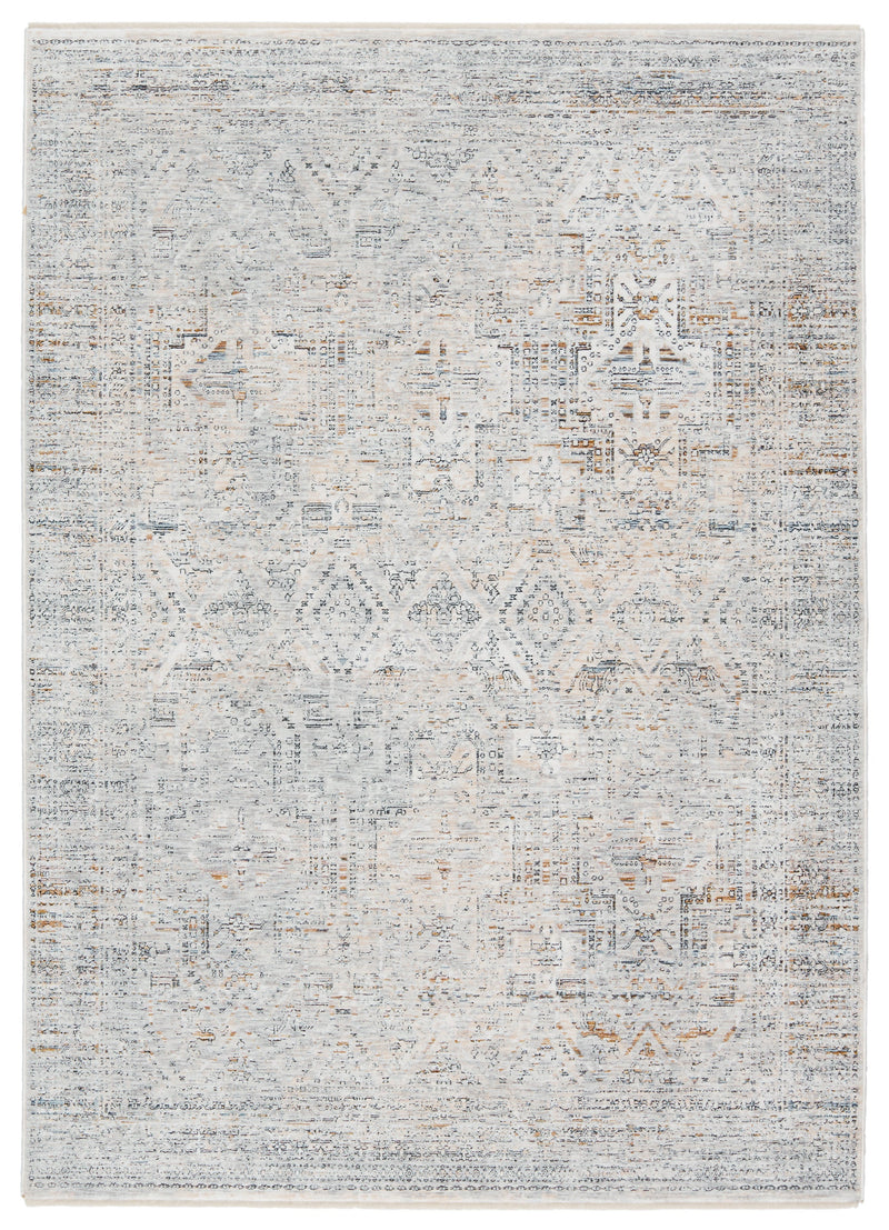 Branham Nala Light Gray & Gold Rug 1