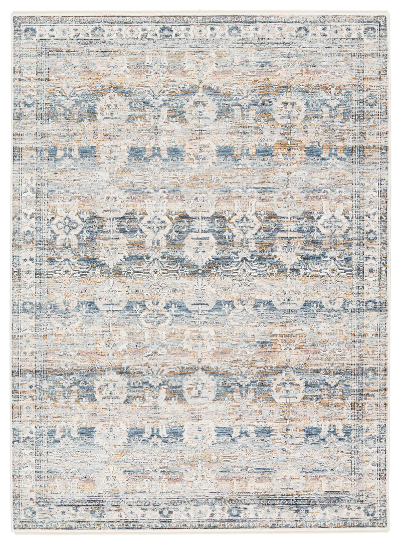 Branham Sora Blue & Gold Rug 1