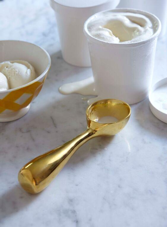 Brass Dessert Scoop