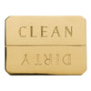 Clean/Dirty Dishwasher Magnet in Solid Brass design by Sir/Madam