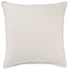 Blanche Solid Ivory Throw Pillow