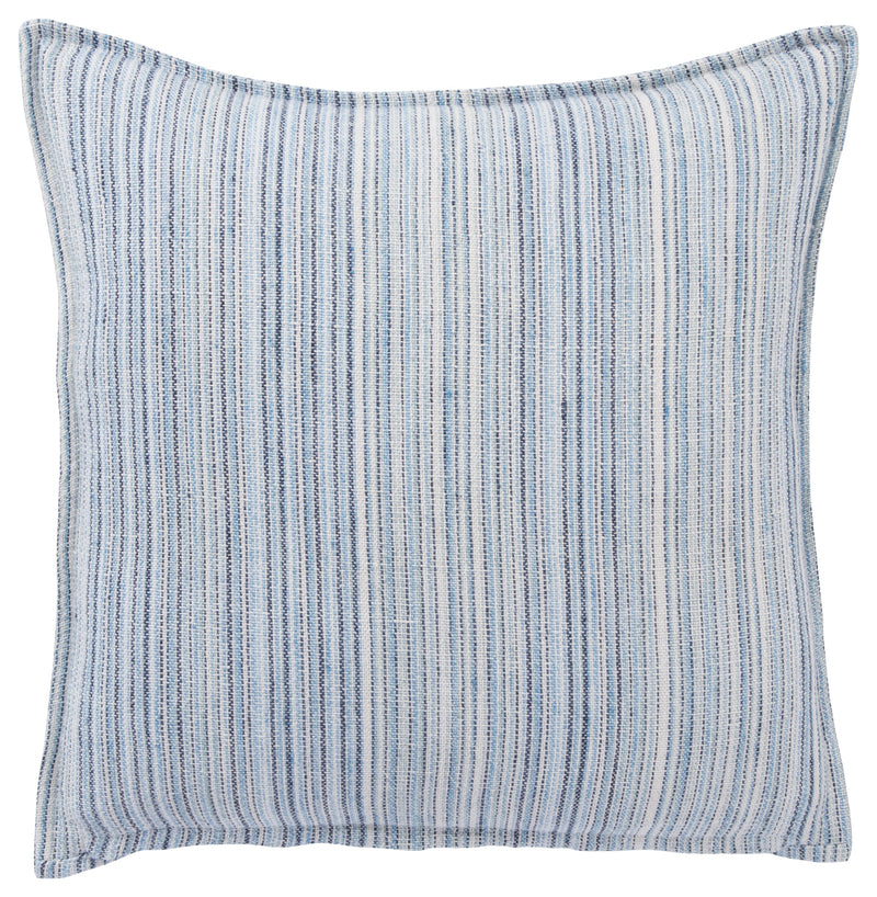 Taye Pillow in Cloud Dancer & Niagara design by Jaipur Living