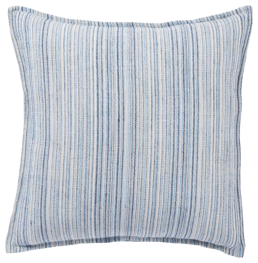 Taye Pillow in Cloud Dancer & Niagara design by Jaipur Living