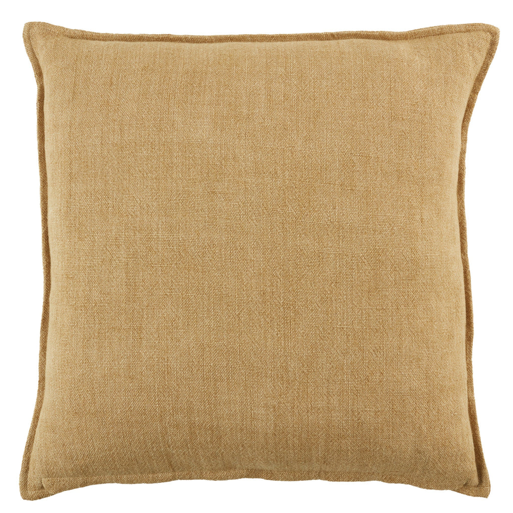 Burbank Blanche Reversible Down Tan Pillow 2