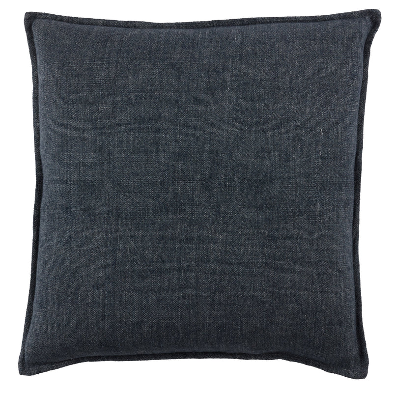 Burbank Blanche Reversible Dark Blue Pillow 1