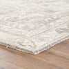 Arabia Handmade Floral White & Gray Area Rug