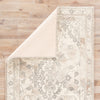 Arabia Handmade Floral White & Gray Area Rug