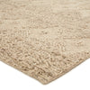 Dentelle Hand-Knotted Geometric Beige Area Rug