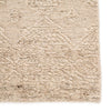 Dentelle Hand-Knotted Geometric Beige Area Rug