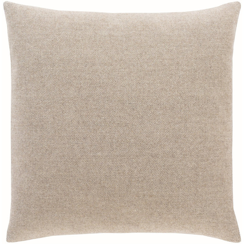 Brenley BRN-002 Woven Pillow in Taupe & Beige by Surya