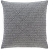 Brenley BRN-005 Woven Square Pillow in Charcoal & Ivory by Surya