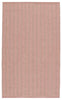 Topsail Indoor/Outdoor Striped Rose & Taupe Rug