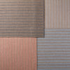 Topsail Indoor/Outdoor Striped Rose & Taupe Rug