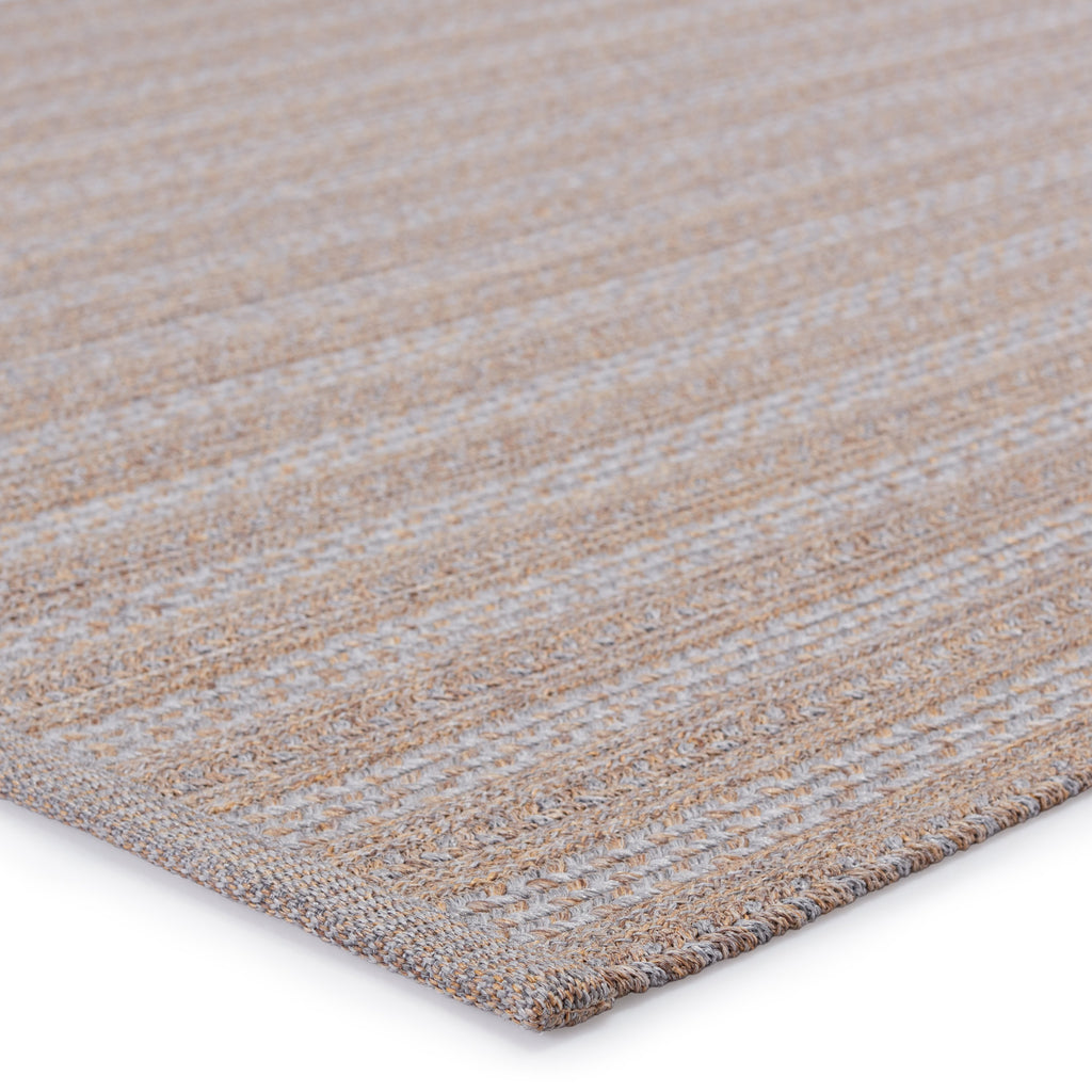 Topsail Indoor/Outdoor Striped Grey & Taupe Rug