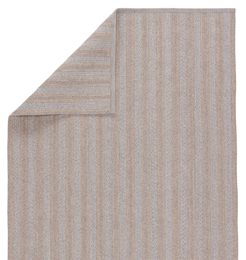 Topsail Indoor/Outdoor Striped Grey & Taupe Rug