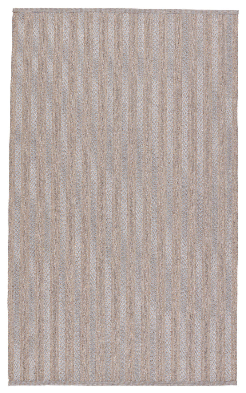 Topsail Indoor/Outdoor Striped Grey & Taupe Rug