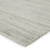 Danan Handmade Solid Gray & Ivory Rug