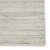 Danan Handmade Solid Gray & Ivory Rug