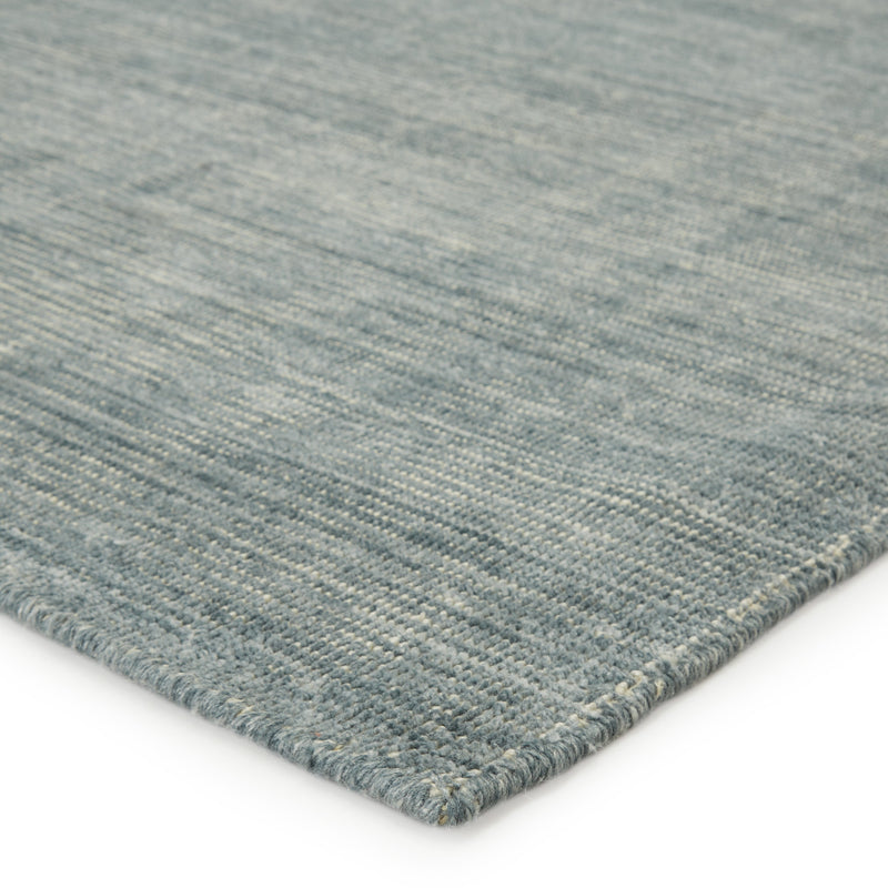 Danan Handmade Solid Blue & Gray Rug