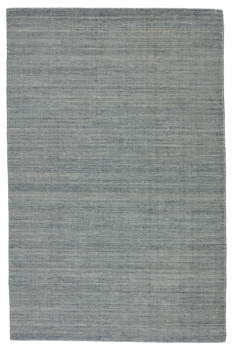 Danan Handmade Solid Blue & Gray Rug