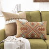 Bisbee BSB-002 Woven Pillow in Clay & Ivory by Surya