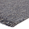 Caraway Handmade Solid Rug in Blue & Gray