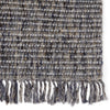 Caraway Handmade Solid Rug in Blue & Gray